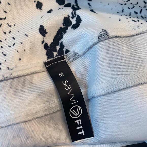 Savvi Fit Khali Leggings Python Print ActiveWear Training Yoga Pants- M- NWT - Picture 8 of 9